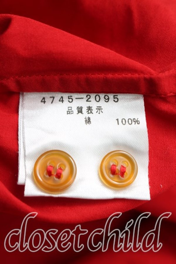 画像4: ヴィヴィアンウエストウッド MAN 中古 / アシメカラーシャツ 48（メンズL相当） 赤  H-25-12-14-030-bl-OD-ZH (4)