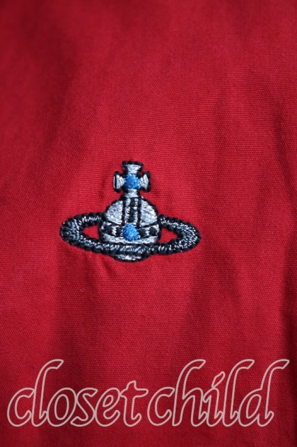 画像6: ヴィヴィアンウエストウッド MAN 中古 / アシメカラーシャツ 48（メンズL相当） 赤  H-25-12-14-030-bl-OD-ZH (6)