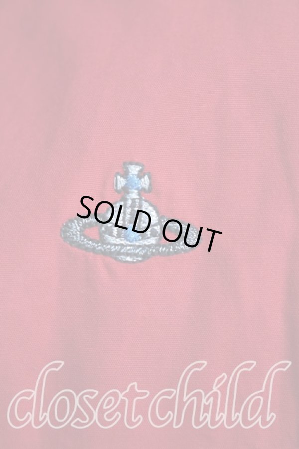 画像6: ヴィヴィアンウエストウッド MAN 中古 / アシメカラーシャツ 48（メンズL相当） 赤  H-25-12-14-030-bl-OD-ZH (6)