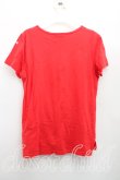 画像2: ヴィヴィアンウエストウッド 中古 / バンダナTシャツ 2(9号相当) 赤  H-25-12-14-034-ts-IN-ZH (2)