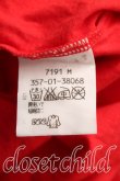 画像4: ヴィヴィアンウエストウッド 中古 / バンダナTシャツ 2(9号相当) 赤  H-25-12-14-034-ts-IN-ZH (4)