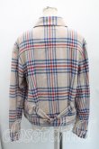 画像2: ヴィヴィアンウエストウッド 中古 / TARTAN TYPE 3デニムジャケット M ベージュ  H-25-12-14-001-jc-OD-ZH (2)