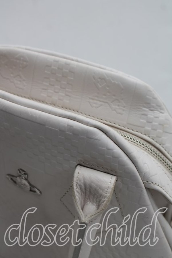 画像7: ヴィヴィアンウエストウッド 中古 / トイタータンヤスミンバッグ  白  H-25-12-14-039-ba-OD-ZH (7)