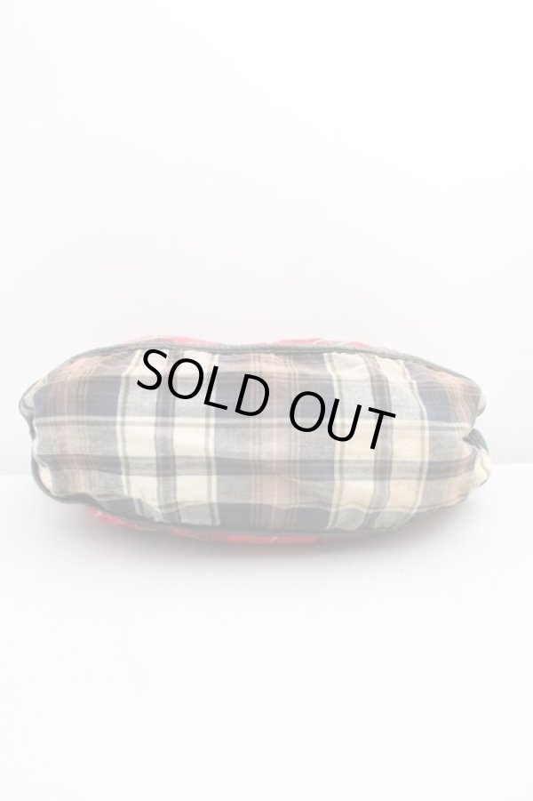 画像3: ヴィヴィアンウエストウッド 中古 / タータンチェックショルダーバッグ  赤  H-25-12-14-040-ba-OD-ZH (3)