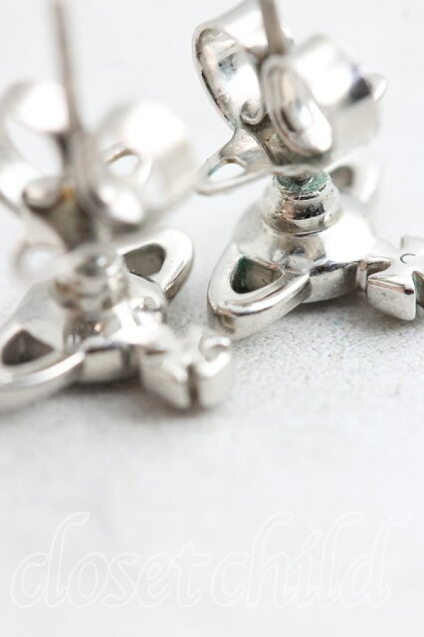 画像4: ヴィヴィアンウエストウッド 中古 / ナノソリティアピアス  シルバー  H-25-12-14-042-er-IN-ZH (4)