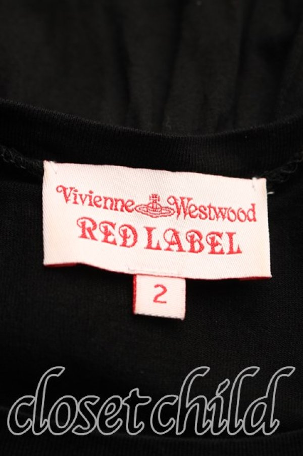 画像3: ヴィヴィアンウエストウッド 中古 / ネックレスptウエストギャザーカットソーワンピース 2(9号相当) 黒  H-25-12-14-005-op-IN-ZH (3)