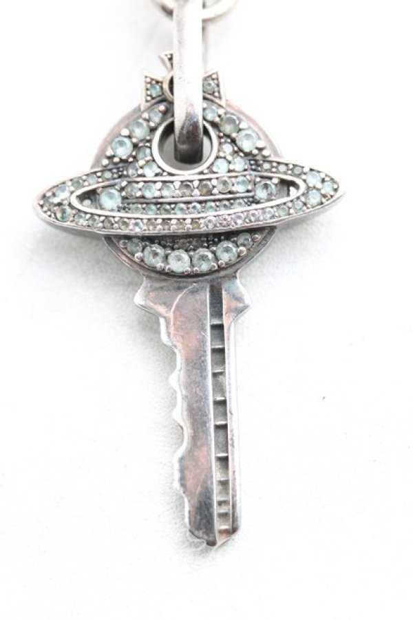 画像2: ヴィヴィアンウエストウッド 中古 / DARIANNE KEYネックレス  ガンメタ  H-25-12-14-044-nl-OD-ZH (2)