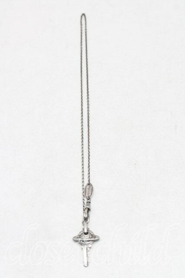 画像3: ヴィヴィアンウエストウッド 中古 / DARIANNE KEYネックレス  ガンメタ  H-25-12-14-044-nl-OD-ZH (3)