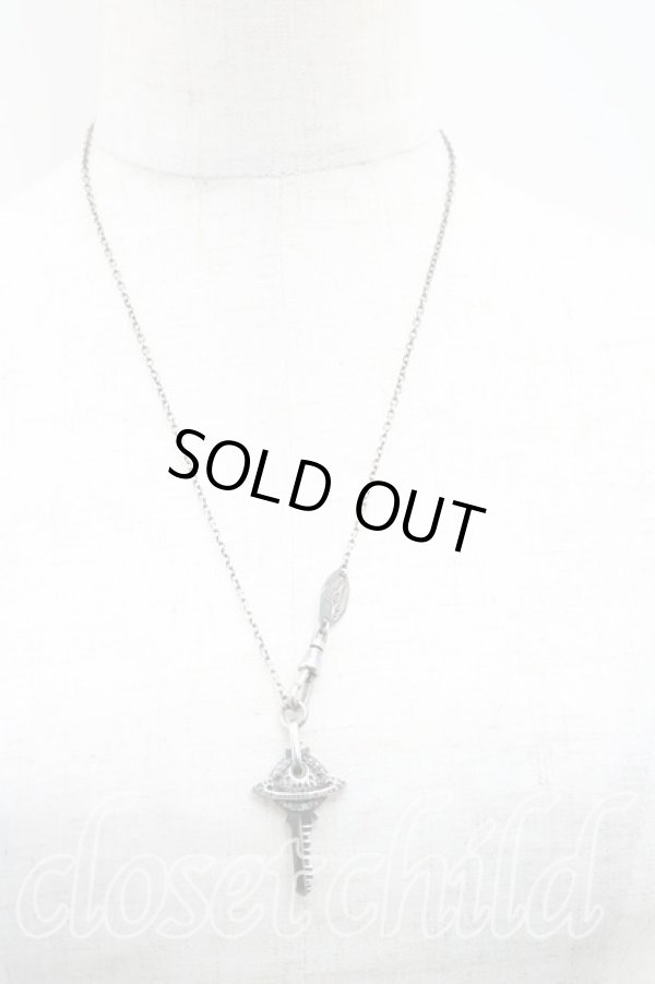 画像6: ヴィヴィアンウエストウッド 中古 / DARIANNE KEYネックレス  ガンメタ  H-25-12-14-044-nl-OD-ZH (6)