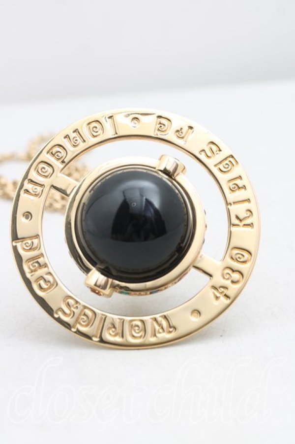 画像3: ヴィヴィアンウエストウッド 中古 / New Giant Orb Pendant  ゴールド×黒  H-25-12-14-045-nl-IN-ZH (3)