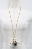 画像4: ヴィヴィアンウエストウッド 中古 / New Giant Orb Pendant  ゴールド×黒  H-25-12-14-045-nl-IN-ZH (4)
