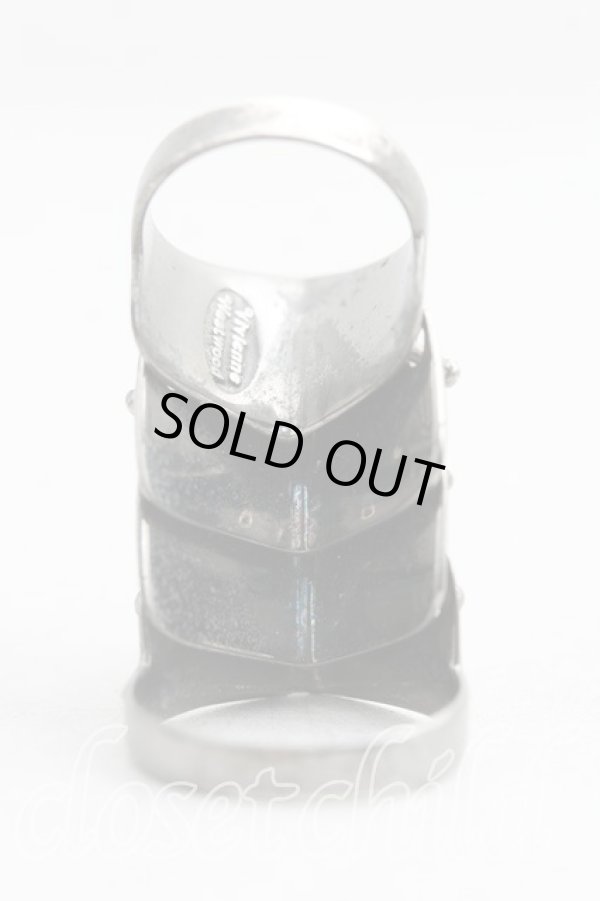 画像4: ヴィヴィアンウエストウッド 中古 / アーマーリング M(13号相当） ガンメタ  H-25-12-14-046-rg-OD-ZH (4)