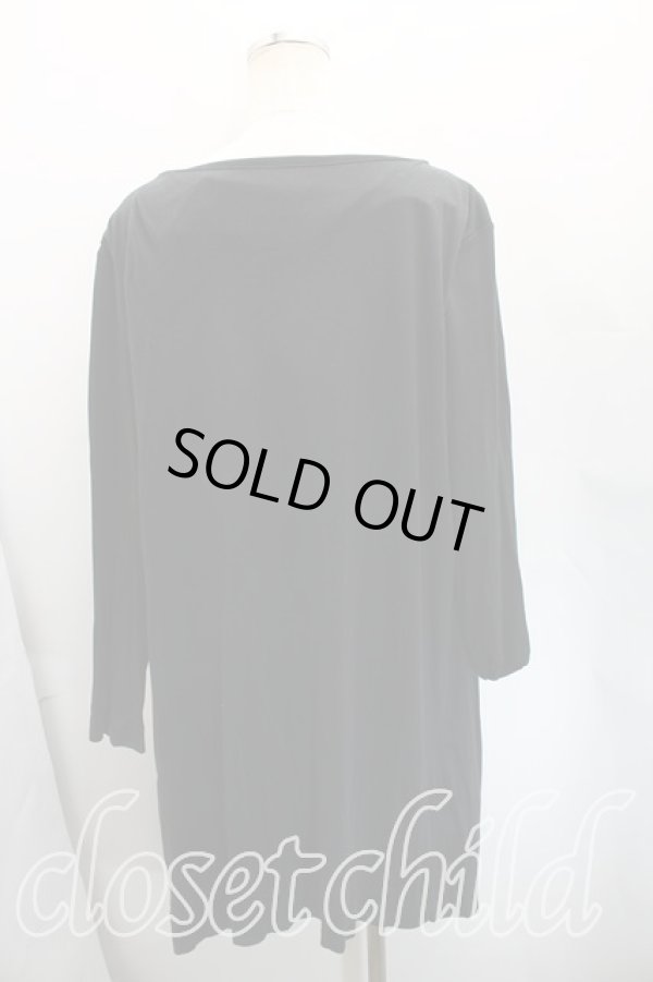 画像2: ヴィヴィアンウエストウッド 中古 / ドレープカットソーワンピース 2(9号相当) 黒  H-25-12-14-006-op-IN-ZH (2)