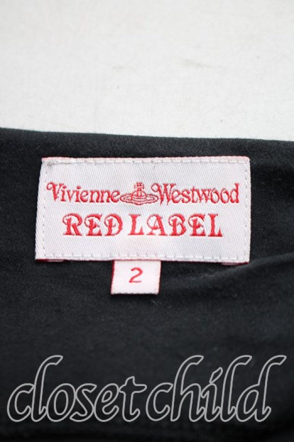 画像3: ヴィヴィアンウエストウッド 中古 / ドレープカットソーワンピース 2(9号相当) 黒  H-25-12-14-006-op-IN-ZH (3)