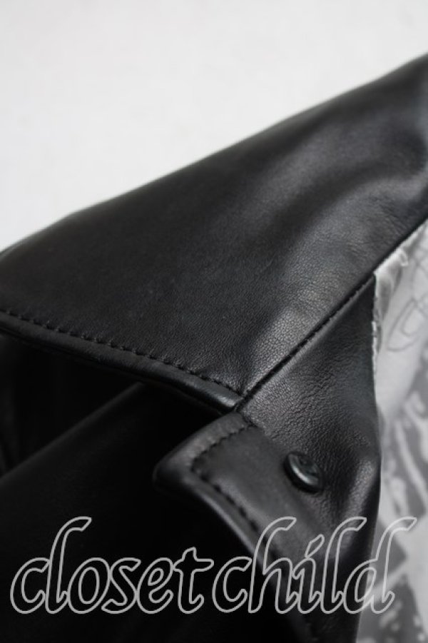 画像7: ヴィヴィアンウエストウッド MAN 中古 / アルコホリックレザージャケット 44（メンズS相当） 黒  H-25-12-14-008-co-OD-ZH (7)