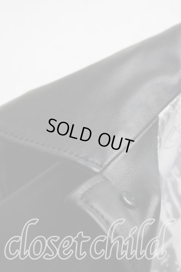 画像7: ヴィヴィアンウエストウッド MAN 中古 / アルコホリックレザージャケット 44（メンズS相当） 黒  H-25-12-14-008-co-OD-ZH (7)