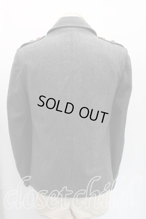 画像2: ヴィヴィアンウエストウッド MAN 中古 / ダブルショートコート 44（メンズS相当） 灰  H-25-12-14-009-co-OD-ZH (2)