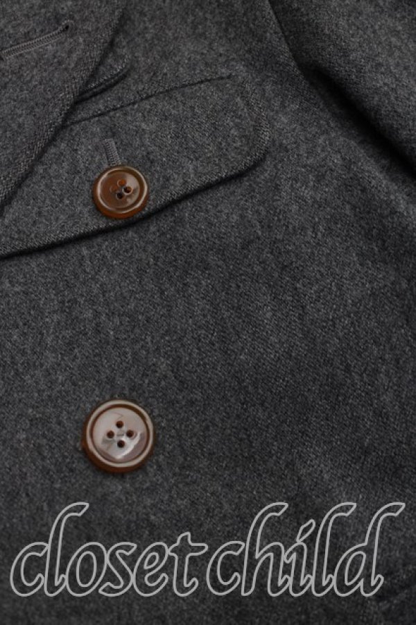 画像5: ヴィヴィアンウエストウッド MAN 中古 / ダブルショートコート 44（メンズS相当） 灰  H-25-12-14-009-co-OD-ZH (5)