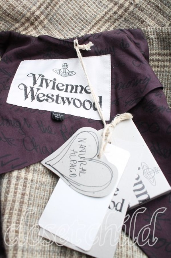 画像3: ヴィヴィアンウエストウッド 中古 / ECOコート 38（M相当） ベージュ  H-25-12-14-010-co-OD-ZH (3)