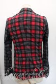 画像2: ヴィヴィアンウエストウッド MAN 中古 / タータンチェックジャケット 44（メンズS相当） 赤  H-25-12-14-002-jc-OD-ZH (2)