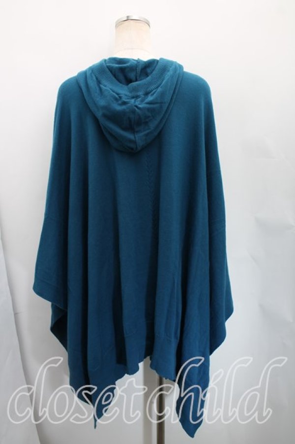 画像2: ヴィヴィアンウエストウッド 中古 / オーブ刺繍フーディニット 2（9号相当） コバルトブルー  H-25-12-14-016-bl-OD-ZH (2)