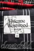 画像3: ヴィヴィアンウエストウッド MAN 中古 / タータンチェックジャケット 44（メンズS相当） 赤  H-25-12-14-002-jc-OD-ZH (3)