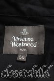 画像3: ヴィヴィアンウエストウッド MAN 中古 / フロントアシメ長袖シャツ 50(メンズXL相当) 黒  H-25-12-14-017-bl-IN-ZH (3)