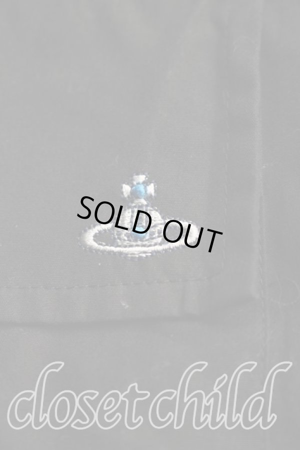 画像5: ヴィヴィアンウエストウッド MAN 中古 / フロントアシメ長袖シャツ 50(メンズXL相当) 黒  H-25-12-14-017-bl-IN-ZH (5)