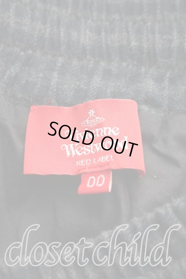 画像3: ヴィヴィアンウエストウッド 中古 / ギンガムチェックスカート 00(ワンサイズ) 灰  H-25-12-14-018-sk-IN-ZH (3)