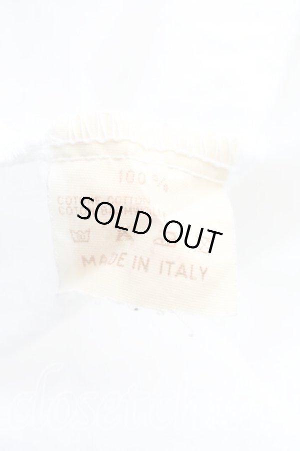 画像4: 【Vintage放出】ヴィヴィアンウエストウッド 中古 / カラーオーブ刺繍額縁ptシャツ S 白  H-25-12-20-018-bl-IN-ZH (4)