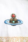画像5: 【Vintage放出】ヴィヴィアンウエストウッド 中古 / カラーオーブ刺繍額縁ptシャツ S 白  H-25-12-20-018-bl-IN-ZH (5)