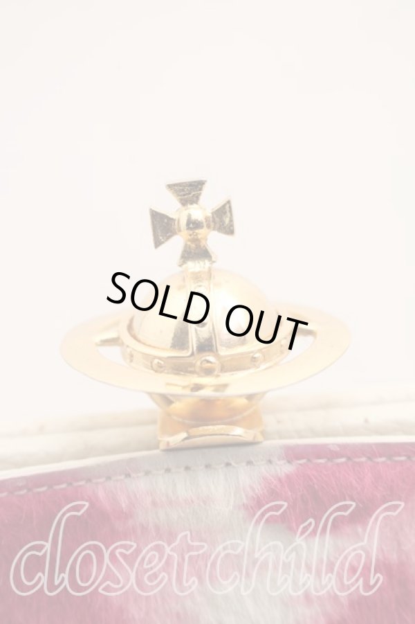 画像6: 【Vintage放出】ヴィヴィアンウエストウッド 中古 / ORBガマ口ハンドBAG  ピンク  H-25-12-20-002-ba-OD-ZH (6)