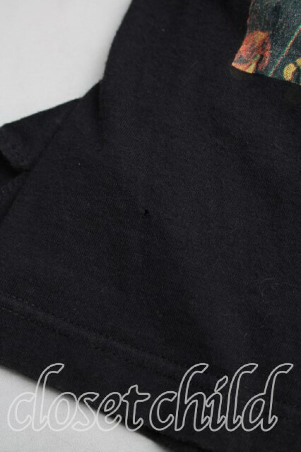 画像7: 【Vintage放出】ヴィヴィアンウエストウッド 中古 / フラワーptTシャツ S 黒  H-25-12-20-023-ts-OD-ZH (7)