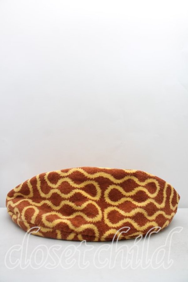 画像3: 【Vintage放出】ヴィヴィアンウエストウッド 中古 / スクイグルバナナバッグ  茶×黄色  H-25-12-20-003-ba-IN-ZH (3)