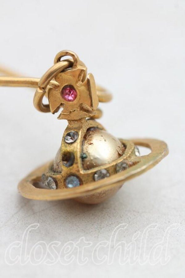 画像4: 【Vintage放出】ヴィヴィアンウエストウッド 中古 / マウスビジュ（挟ミタイプ）  ゴールド  H-25-12-20-001-ac-OD-ZH (4)