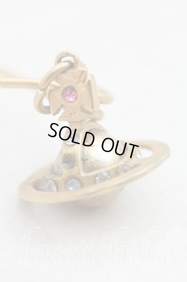 画像4: 【Vintage放出】ヴィヴィアンウエストウッド 中古 / マウスビジュ（挟ミタイプ）  ゴールド  H-25-12-20-001-ac-OD-ZH (4)