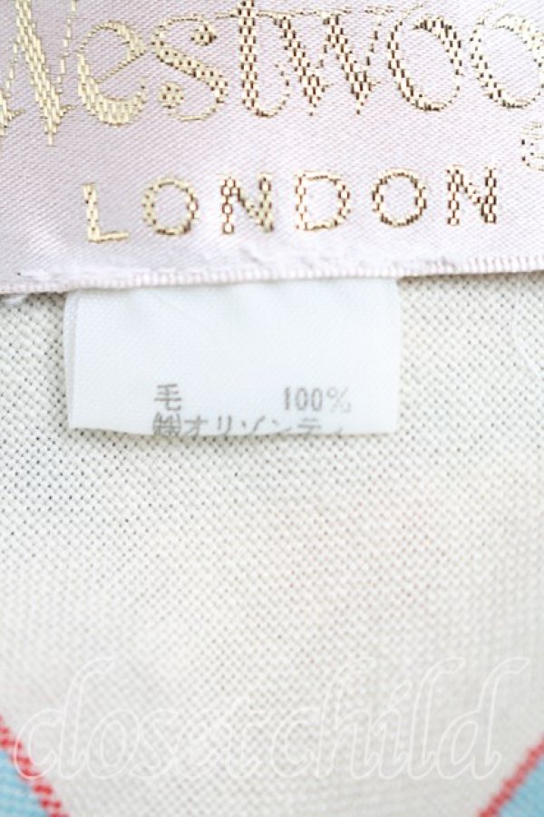 画像4: 【Vintage放出】ヴィヴィアンウエストウッド 中古 / メトロポリタンブランケット  生成  H-25-12-20-006-gd-IN-ZH (4)