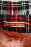 画像4: 【Vintage放出】ヴィヴィアンウエストウッド 中古 / タータンチェッククロップドジャケット UK10(9号相当) 白×赤  H-25-12-20-009-jc-IN-ZH (4)