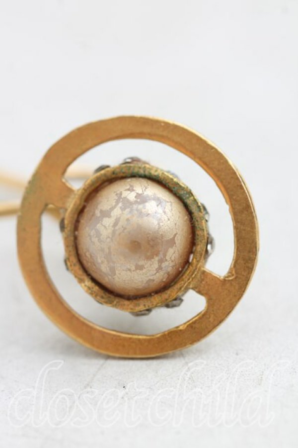 画像5: 【Vintage放出】ヴィヴィアンウエストウッド 中古 / マウスビジュ（挟ミタイプ）  ゴールド  H-25-12-20-001-ac-OD-ZH (5)