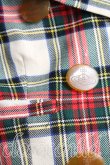 画像7: 【Vintage放出】ヴィヴィアンウエストウッド 中古 / タータンチェッククロップドジャケット UK10(9号相当) 白×赤  H-25-12-20-009-jc-IN-ZH (7)