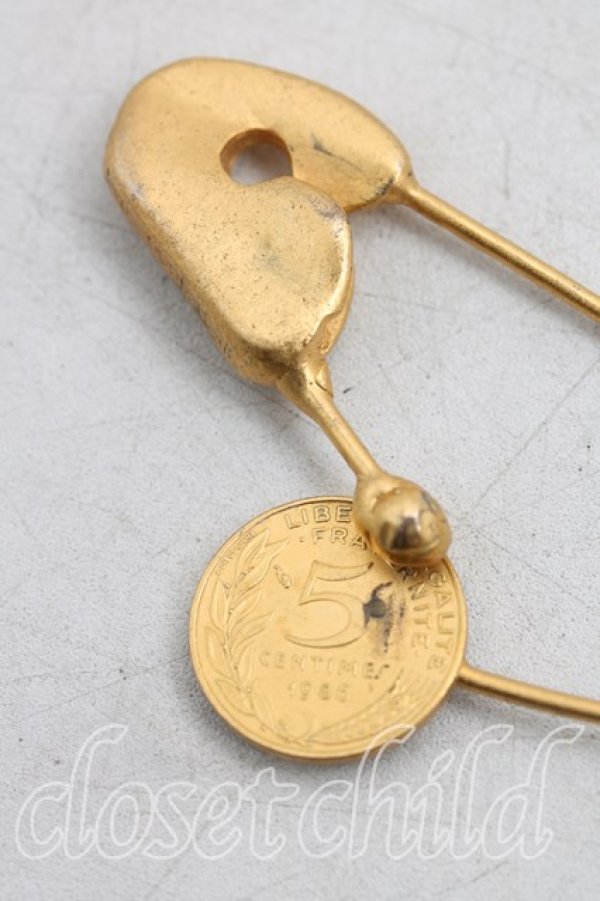 画像6: 【Vintage放出】ヴィヴィアンウエストウッド 中古 / マウスビジュ（挟ミタイプ）  ゴールド  H-25-12-20-001-ac-OD-ZH (6)