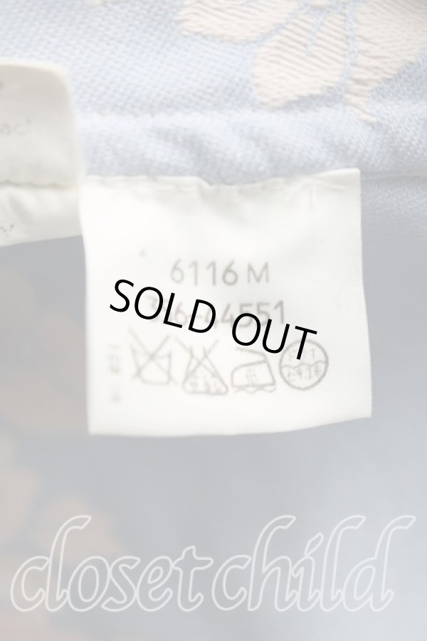 画像4: 【Vintage放出】ヴィヴィアンウエストウッド 中古 / ローズゴブランジャケット UK10（9号） 青ｘ薄灰  H-25-12-20-011-jc-OD-ZH (4)