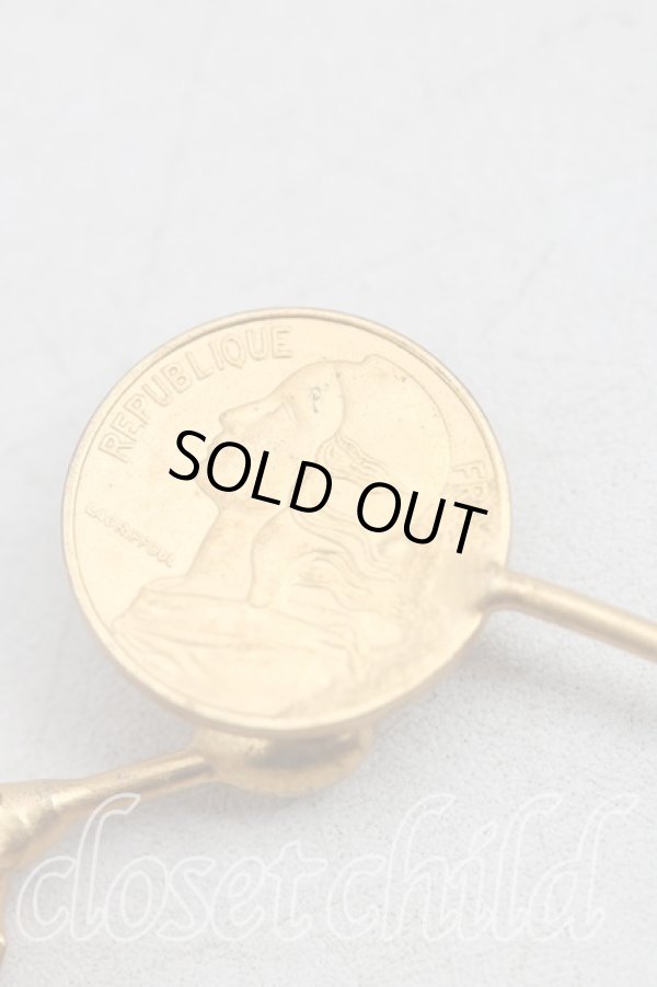 画像7: 【Vintage放出】ヴィヴィアンウエストウッド 中古 / マウスビジュ（挟ミタイプ）  ゴールド  H-25-12-20-001-ac-OD-ZH (7)