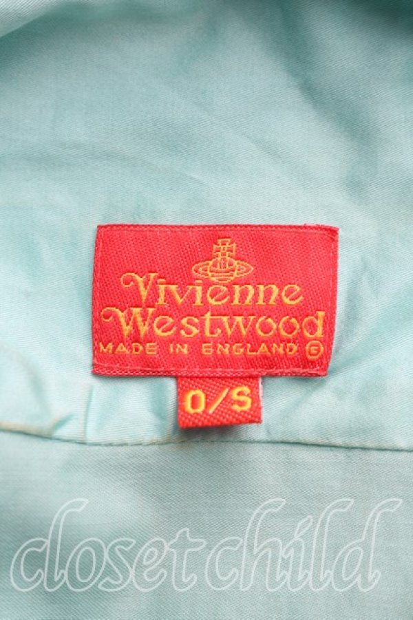 画像3: 【Vintage放出】ヴィヴィアンウエストウッド 中古 / ケープジャケット O/S 水色  H-25-12-20-012-jc-OD-ZH (3)