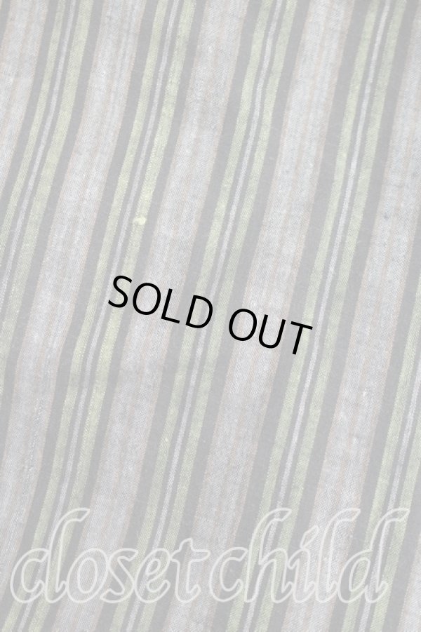 画像5: 【Vintage放出】worlds end classics 中古 / ストライプフンドシパンツ 表記無シ 灰×緑  H-25-12-20-014-pa-IN-ZH (5)