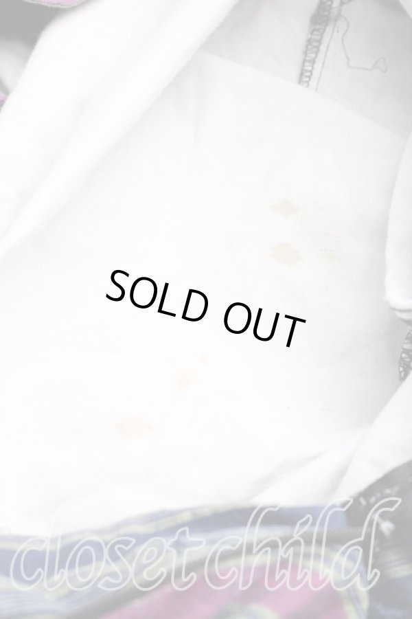 画像4: 【Vintage放出】worlds end classics 中古 / ストライプフンドシパンツ 表記無シ 紺×ピンク  H-25-12-20-015-pa-IN-ZH (4)