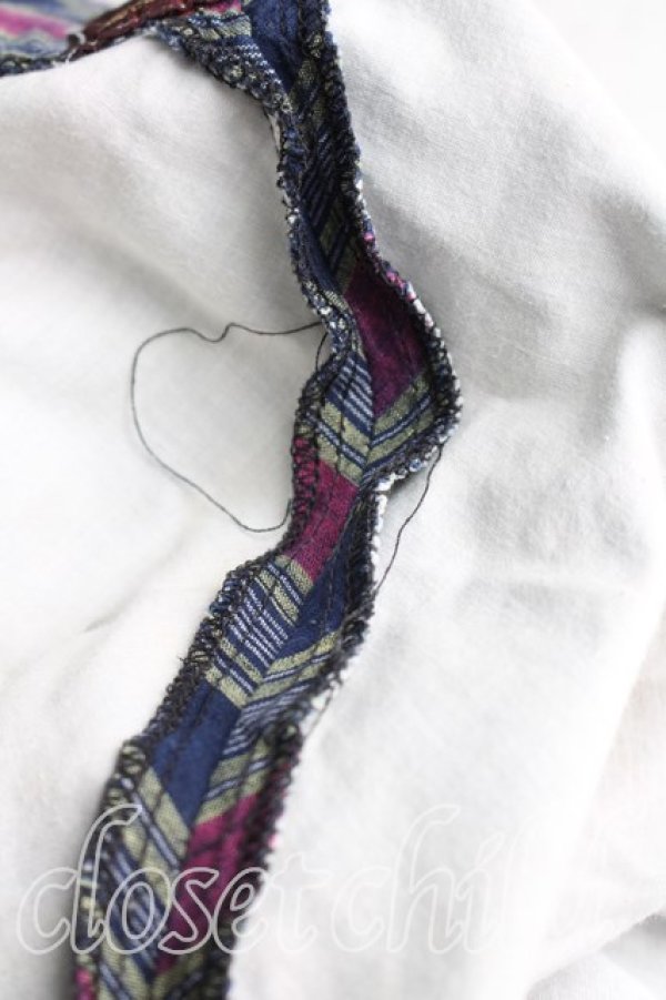 画像5: 【Vintage放出】worlds end classics 中古 / ストライプフンドシパンツ 表記無シ 紺×ピンク  H-25-12-20-015-pa-IN-ZH (5)