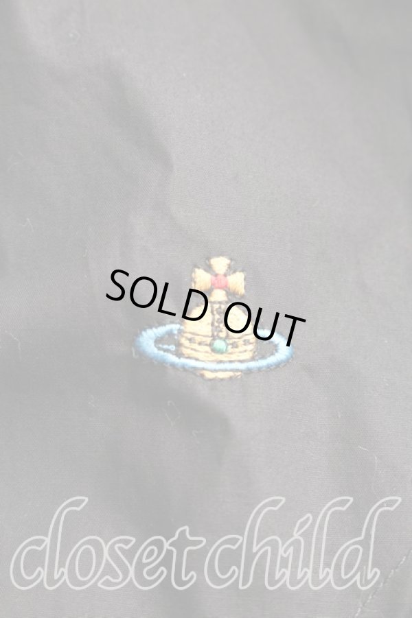 画像7: ヴィヴィアンウエストウッド 中古 / サークルシャツ 38（7号相当） 黒  H-25-12-21-018-bl-OD-ZH (7)