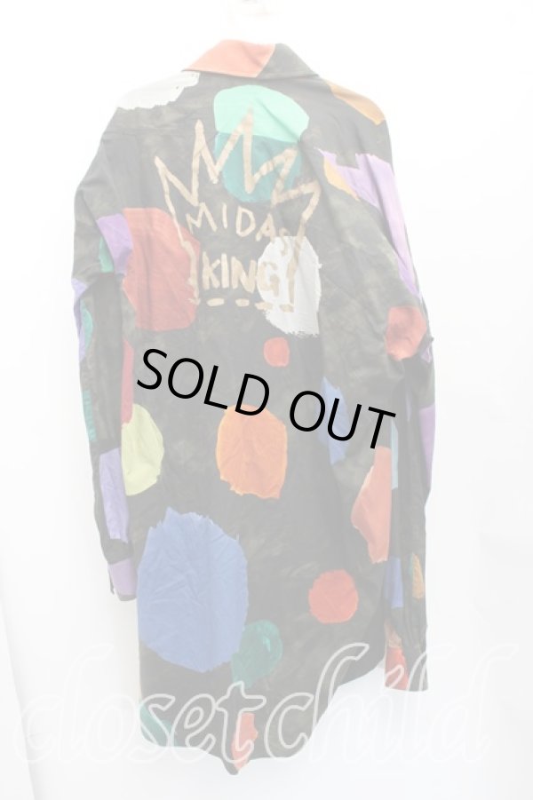 画像2: ヴィヴィアンウエストウッド 中古 / TOGA シャツ L/XL 黒ｘマルチ  H-25-12-21-020-bl-OD-ZH (2)