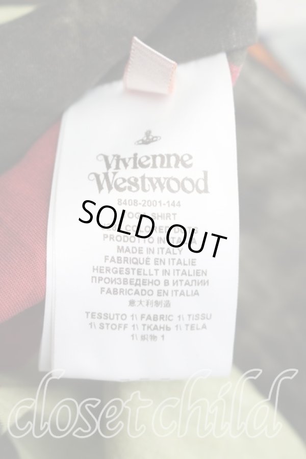 画像4: ヴィヴィアンウエストウッド 中古 / TOGA シャツ L/XL 黒ｘマルチ  H-25-12-21-020-bl-OD-ZH (4)